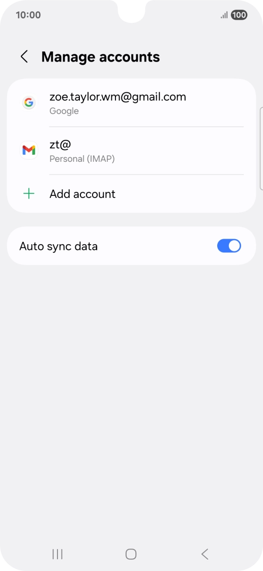 Press the Home key to return to the home screen.