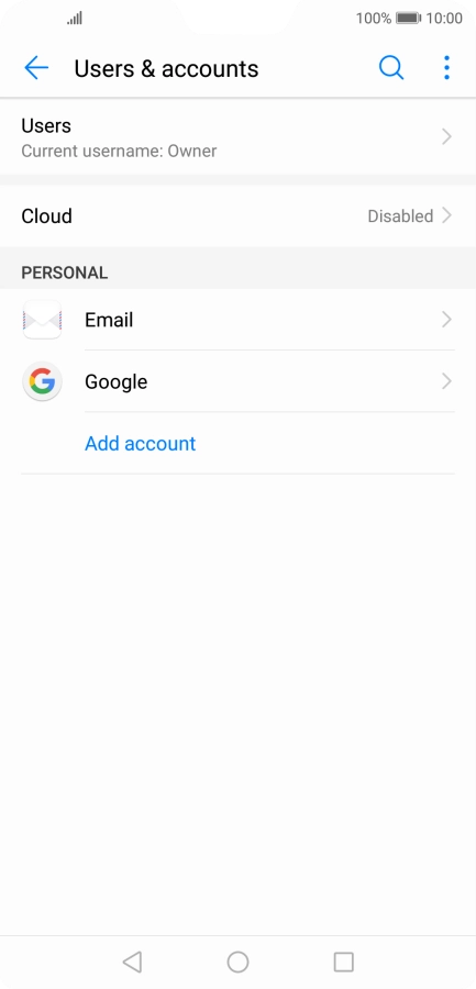 Press the Home key to return to the home screen.