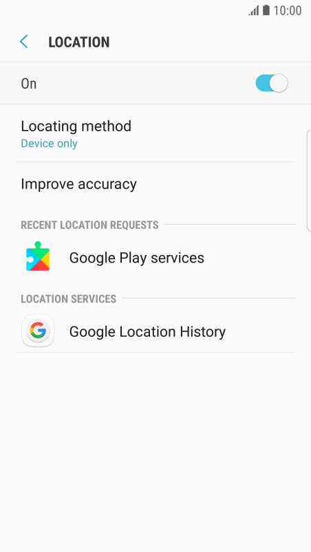 Press Locating method.