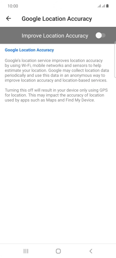 If you press the indicator next to 