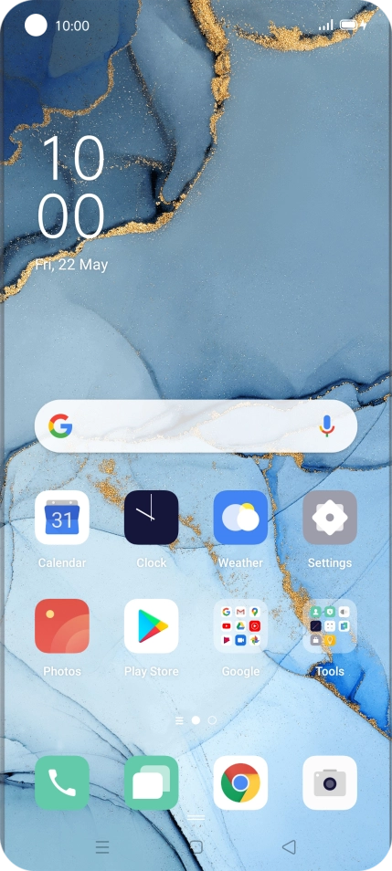 When the battery charging icon is displayed, charging is in progress.