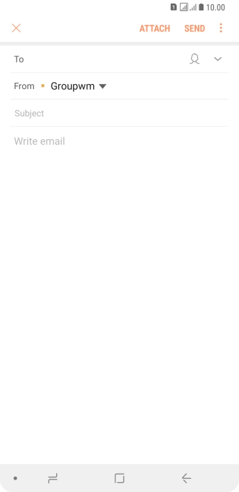 Press the field next to 