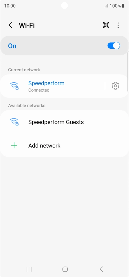 Press the Home key to return to the home screen.