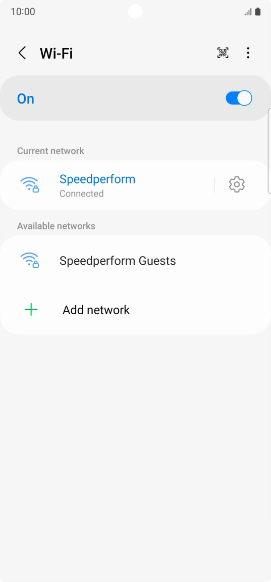 Press the Home key to return to the home screen.