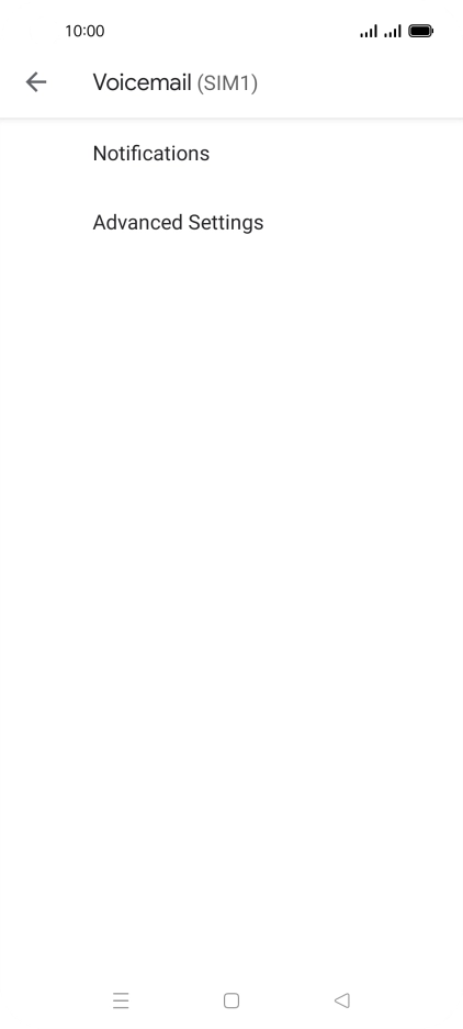 Press Advanced Settings.