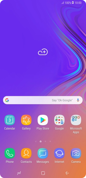 When the battery charging icon is displayed, the battery is charging.