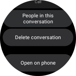 Press Delete conversation.