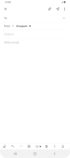 Press the field next to 