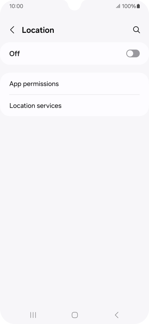 Press the indicator to turn the function on or off.