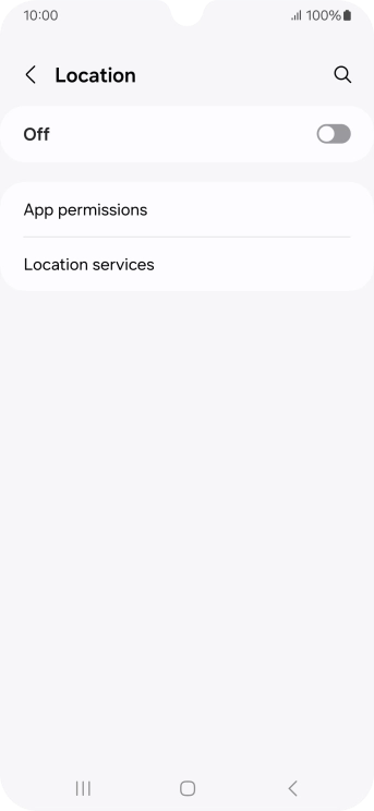 Press the indicator to turn the function on or off.