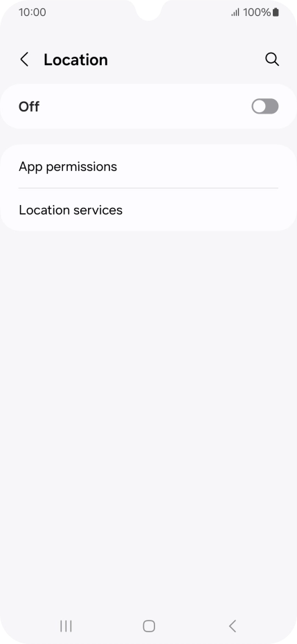 Press the indicator to turn the function on or off.
