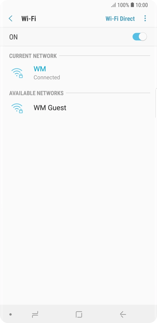 Press the Home key to return to the home screen.