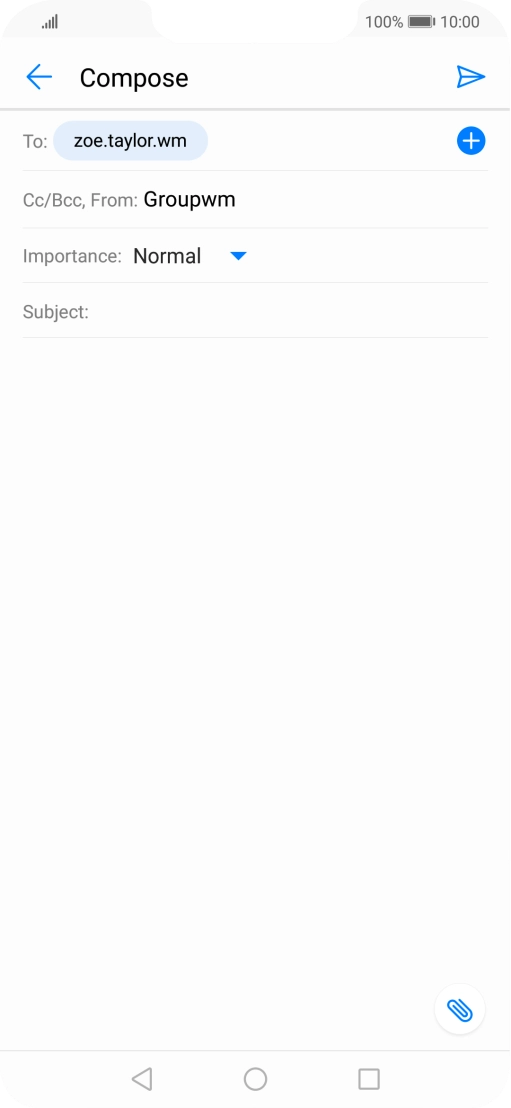 Press the field next to 