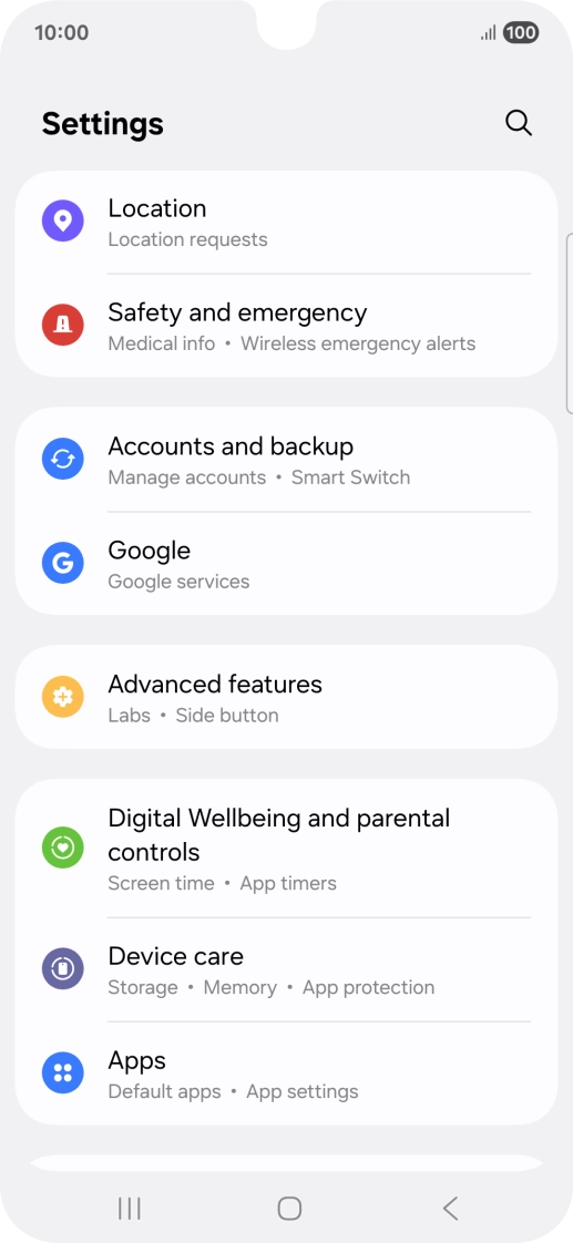 Press Accounts and backup.