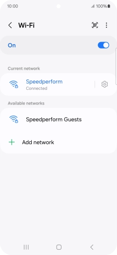 Press the Home key to return to the home screen.