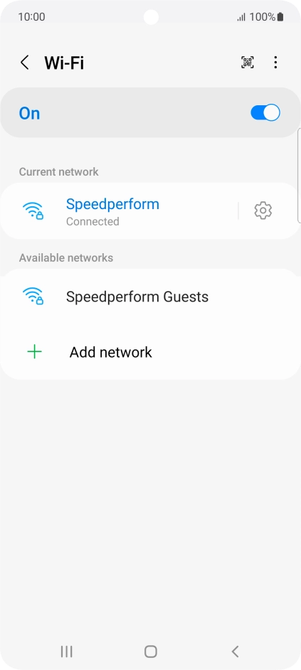 Press the Home key to return to the home screen.