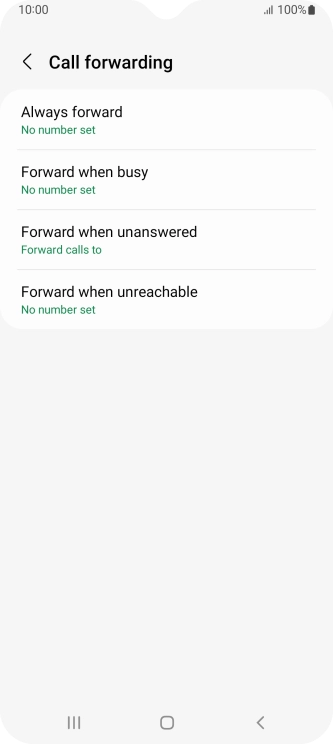 Press the Home key to return to the home screen.