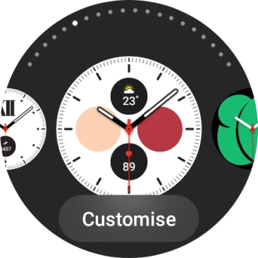 Press Customise.