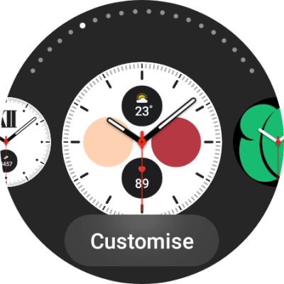 Press Customise.
