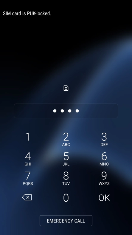 If you're asked to key in your PIN, do so and press OK. The default PIN is 1111.
