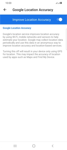 If you press the indicator next to 