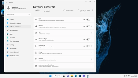 Click Advanced network settings.