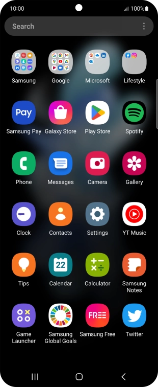 Press Play Store.