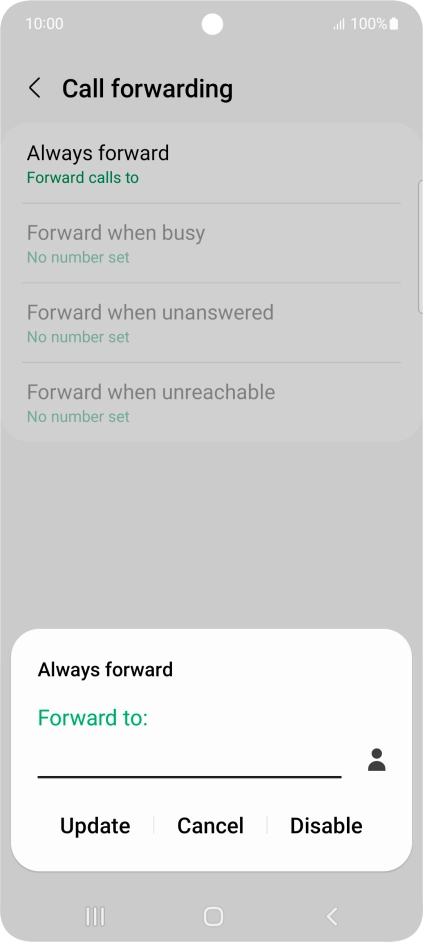 Press Disable.