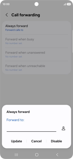 Press Disable.