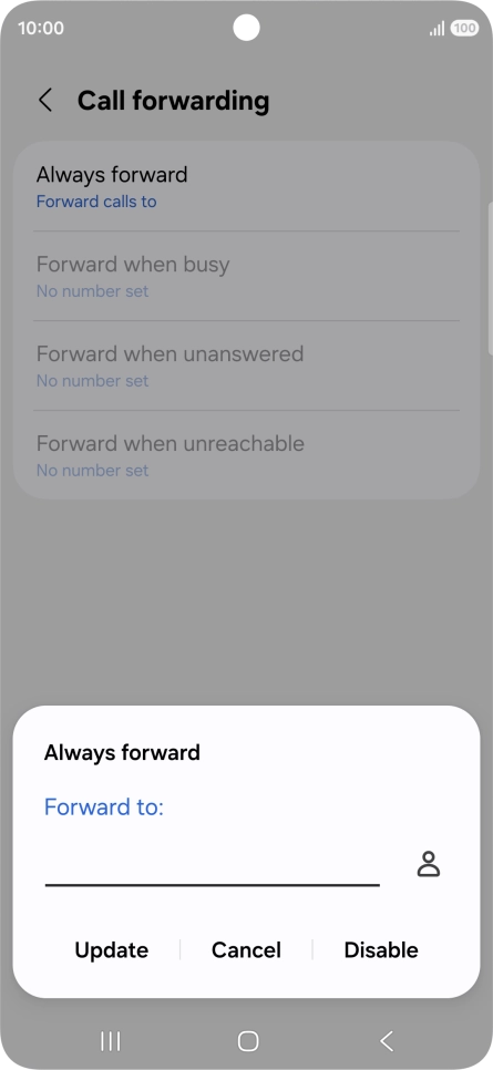 Press Disable.