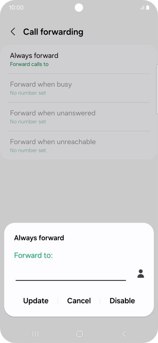 Press Disable.