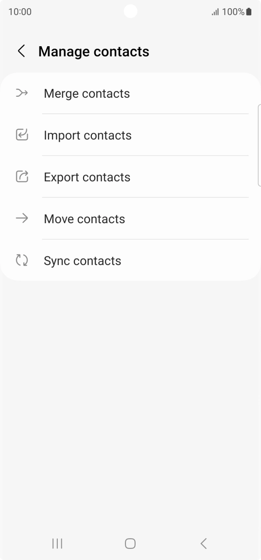 Press Import contacts.