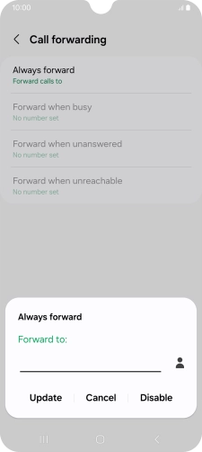 Press Disable.