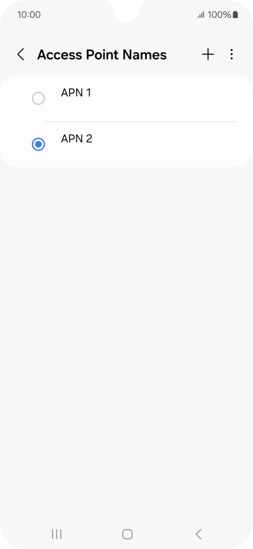 Press the Home key to return to the home screen.