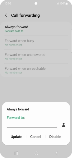 Press Disable.