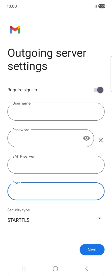 Press the drop down list below 