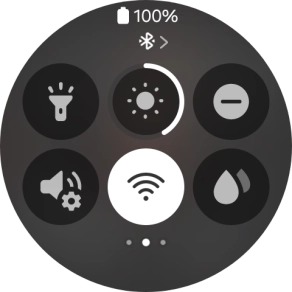 Press the Wi-Fi icon to turn the function on or off.