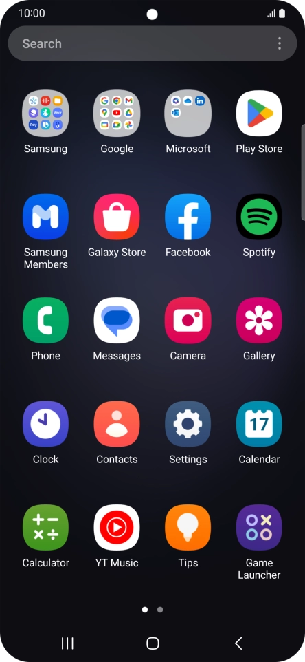 Press Play Store.