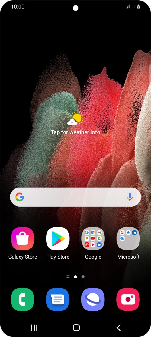 When the battery charging icon is displayed, charging is in progress.