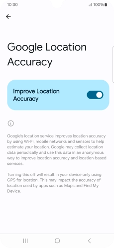 If you press the indicator next to 