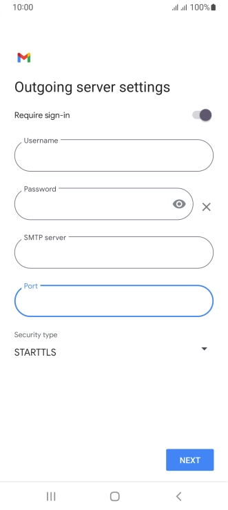 Press the drop down list below 