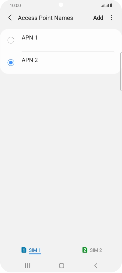 Press the Home key to return to the home screen.