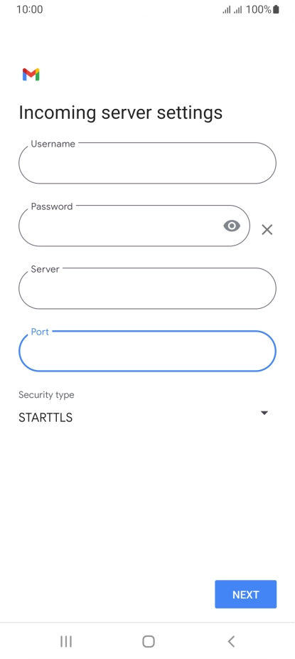 Press the drop down list below 