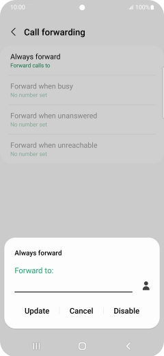 Press Disable.
