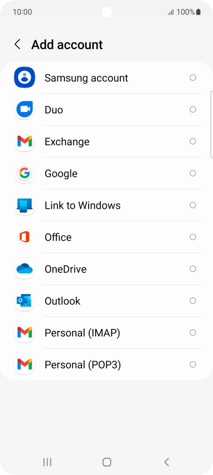 Press Google.