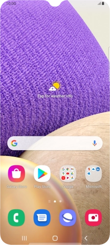 Slide two fingers downwards starting from the top of the screen.