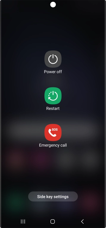 Press Power off.
