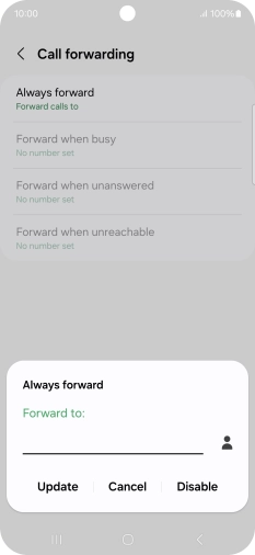 Press Disable.