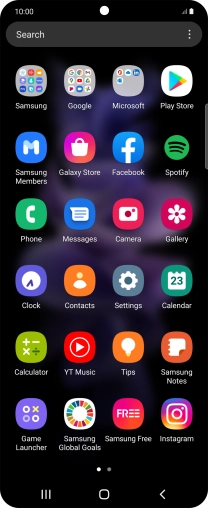 Press Samsung.