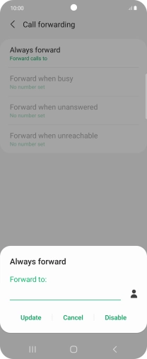 Press Disable.